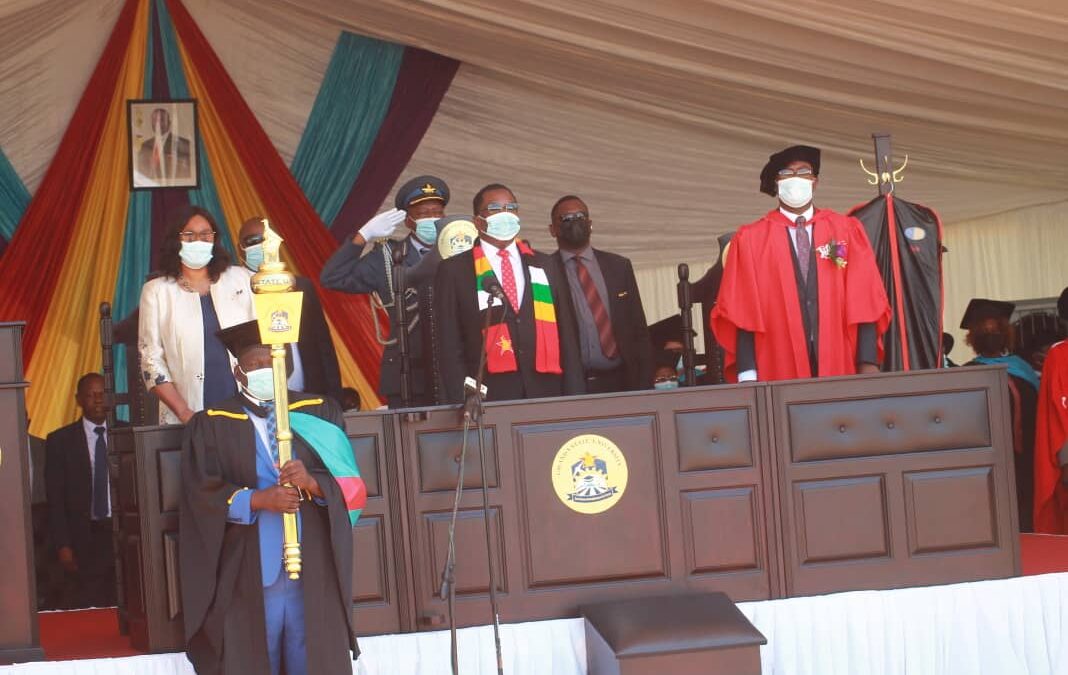 PRESIDENT PRESIDES OVER THE FIRST GWANDA STATE UNIVERSITY  GRADUATION CEREMONY